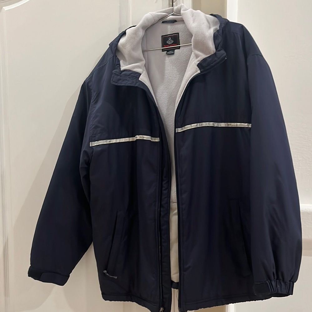 FOOTLOCKER brand hooded blue jacket!